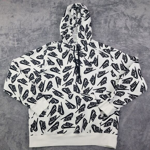 mens nike all over print hoodie